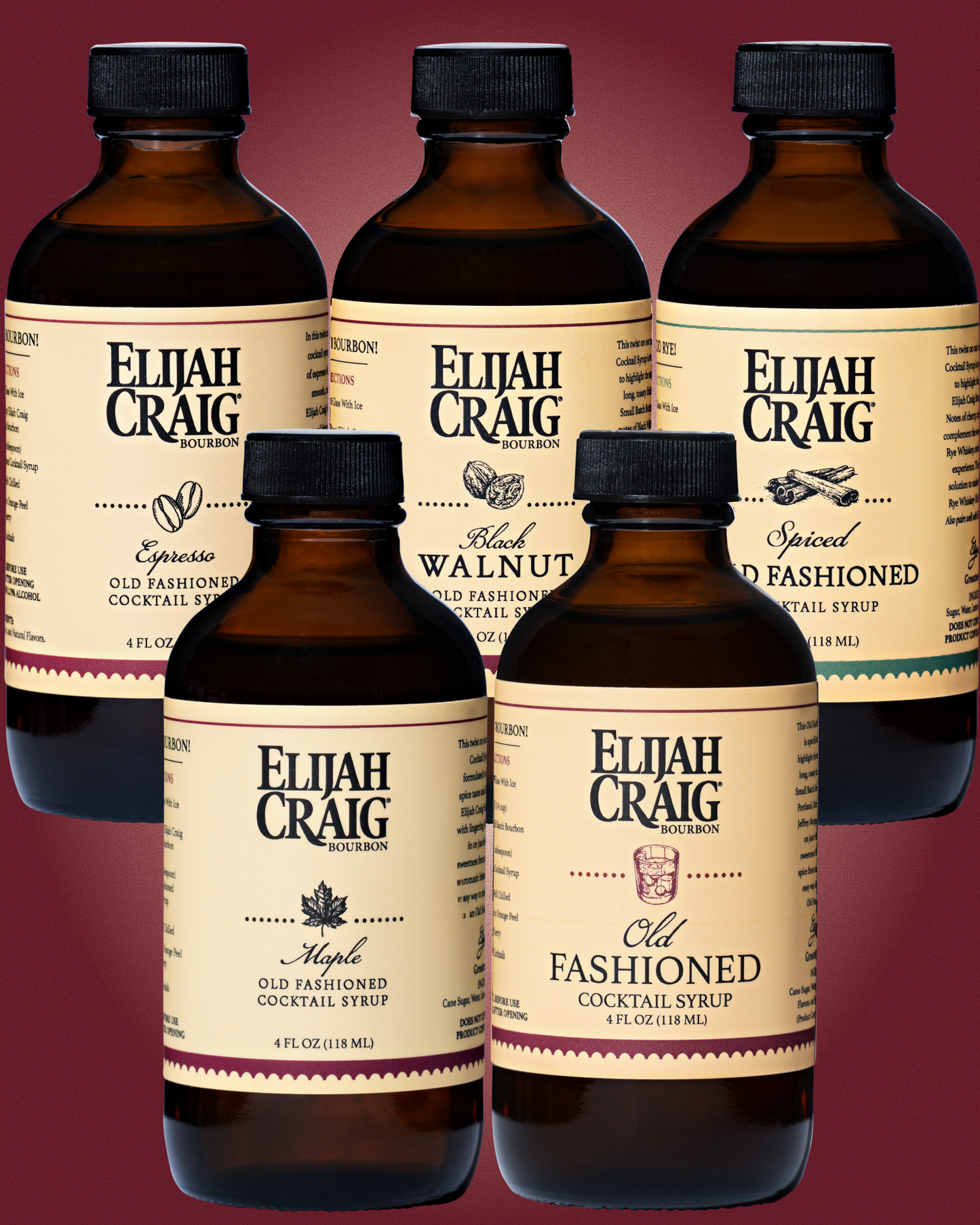 5 Flavor Bundle, Elijah Craig Old Fashioned