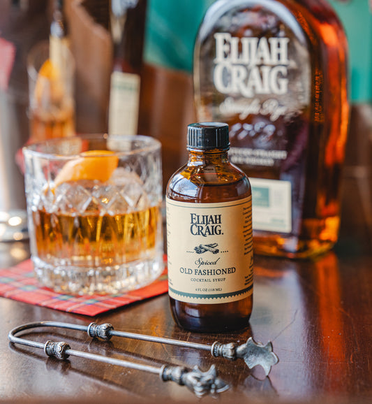 Spiced Old Fashioned, Elijah Craig Cocktail Syrup