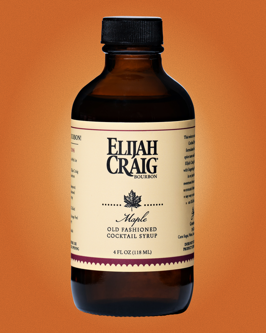 Maple Old Fashioned, Elijah Craig Cocktail Syrup
