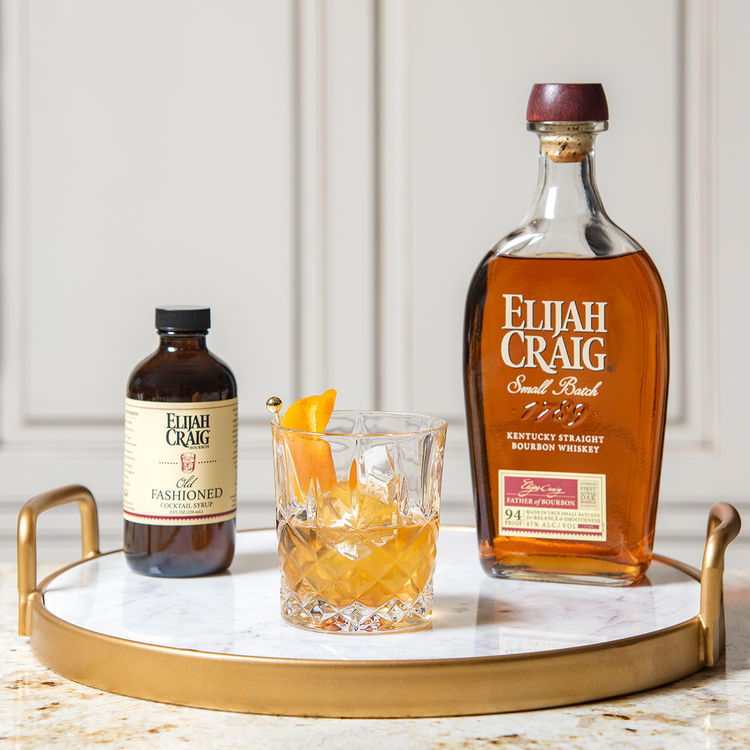 Original Old Fashioned, Elijah Craig Cocktail Syrup Gents Original
